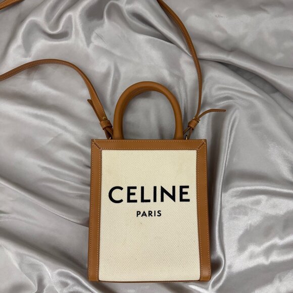 Celine Handbags - Celine Canvas Crossbody Bag